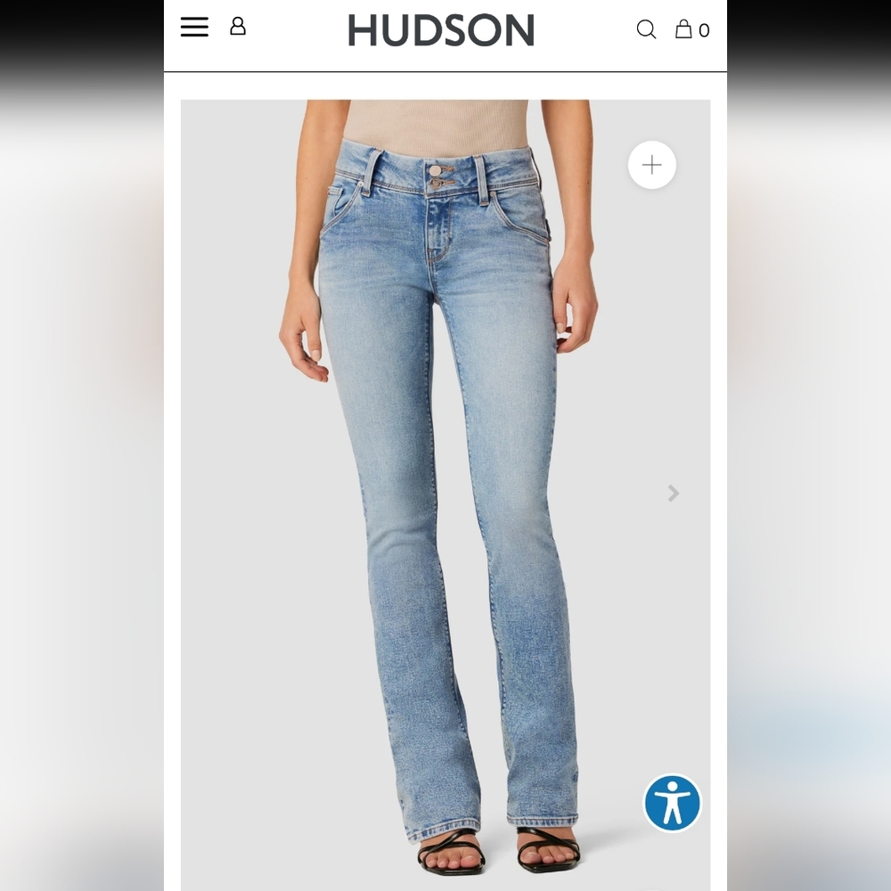 Hudson Jeans Women's Light Blue Boot Cut Jeans